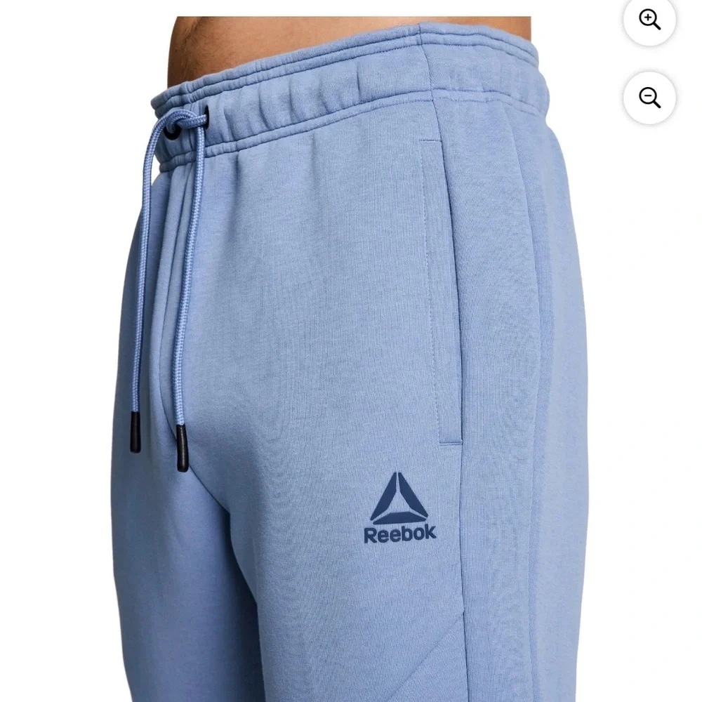 Reebok Light Blue / Reebok Men's Momentum Fleece Jogger, Size 5XL